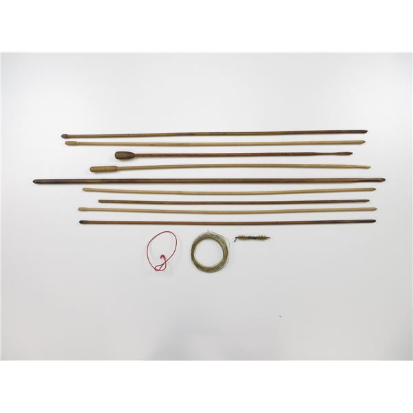 ASSORTED CLEANING RODS, ETC. LOT