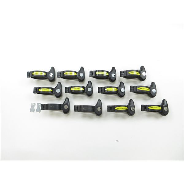 ASSORTED PLASTIC LEVER ACTION TRIGGER LOCKS