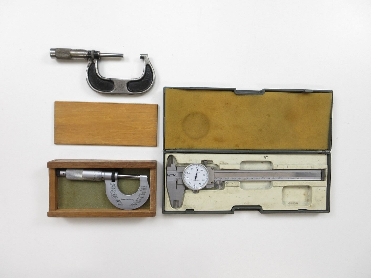 ASSORTED GUNSMITHING / HOBBYIST MEASURING TOOLS LOT