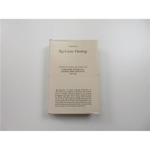 "AMERICAN BIG-GAME HUNTING" BOOK