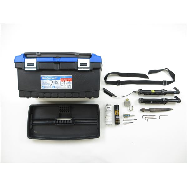 **PICK UP ONLY** MASTERCRAFT TOOL BOX AND ACCESSORIES LOT