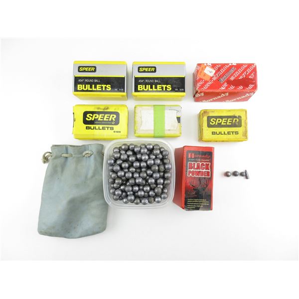 ASSORTED LEAD BALLS AND BULLETS LOT