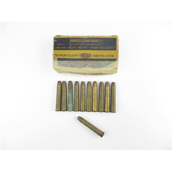 COLLECTIBLE DOMINION .38-55 AMMO LOT