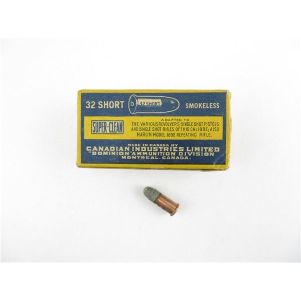 COLLECTIBLE CIL .32 SHORT AMMO