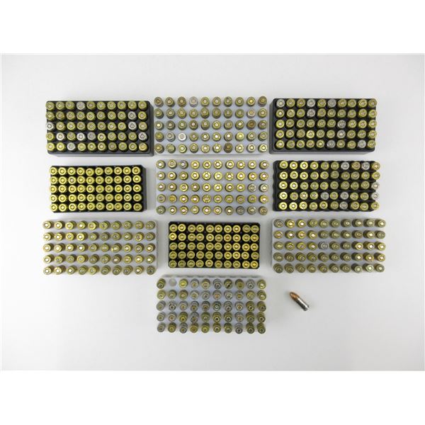 RELOADED ASSORTED 9MM LUGER AMMO LOT