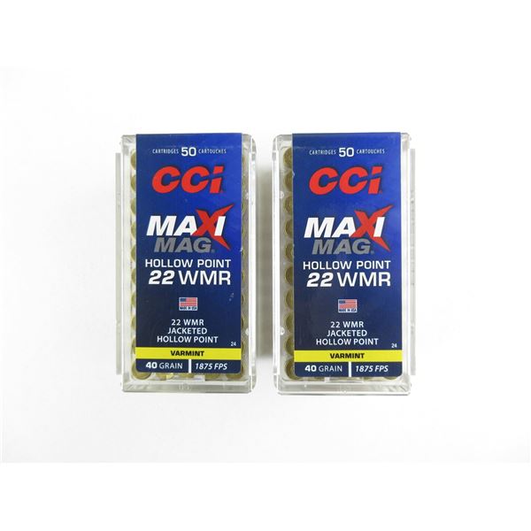 CCI .22 WMR MAXI MAG AMMO LOT