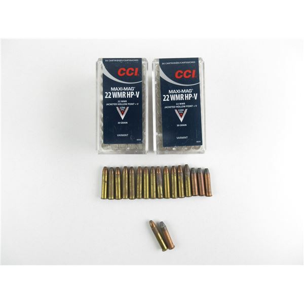 ASSORTED .22 WMR MAXI MAG AMMO LOT