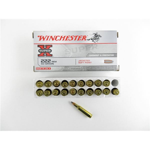 WINCHESTER .222 REM AMMO LOT