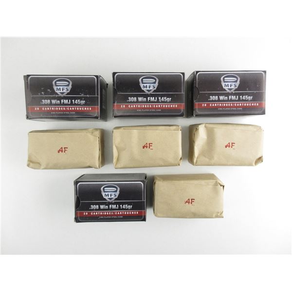 MFS .308 WIN AMMO LOT