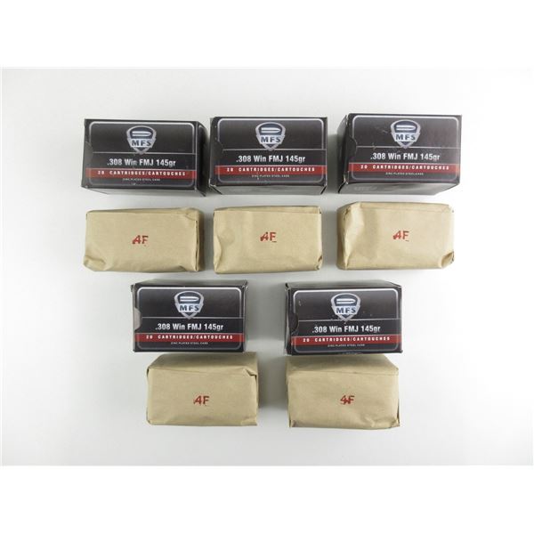 MFS .308 WIN AMMO LOT