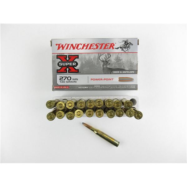WINCHESTER .270 WIN AMMO LOT