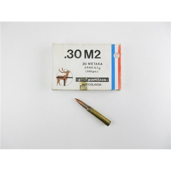YUGOSLAVIAN .30 M2 AMMO LOT