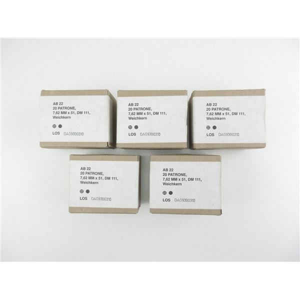 GERMAN 7.62X51 NATO AMMO LOT