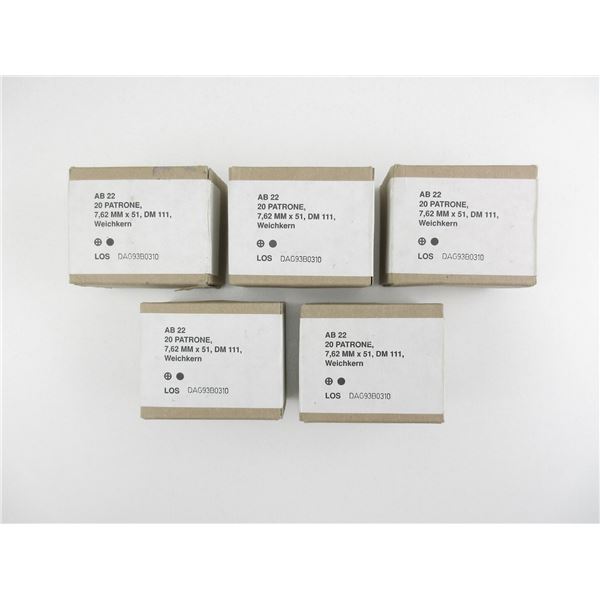 GERMAN 7.62X51 NATO AMMO LOT