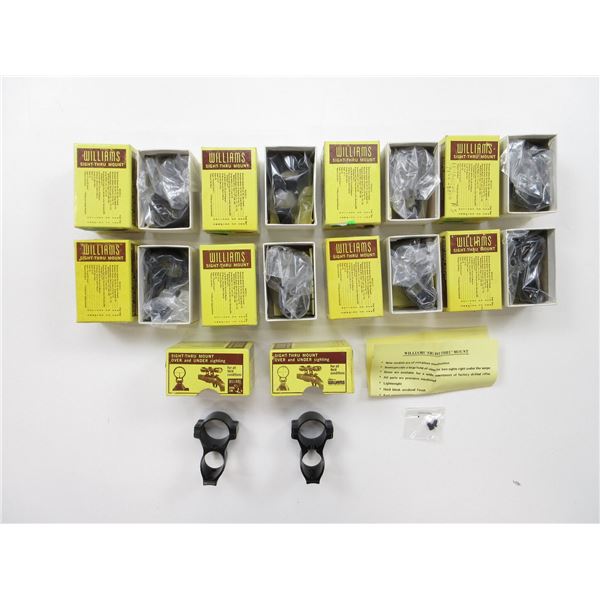 WILLIAM SIGHT-THRU MOUNTS LOT