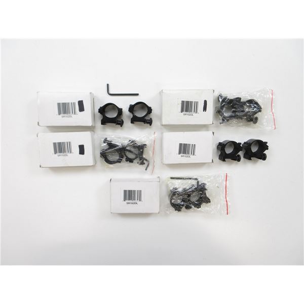 UNKNOWN RIFLE SCOPE RINGS LOT