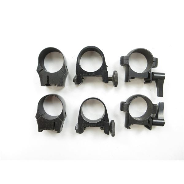 ASSORTED SCOPE RINGS LOT