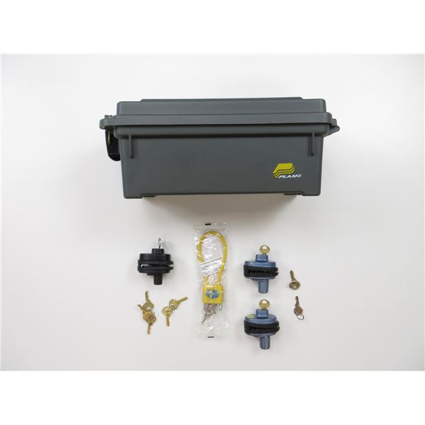 Bomb Trigger Box PLANO DRY AMMO BOX AND TRIGGER LOCKS LOT