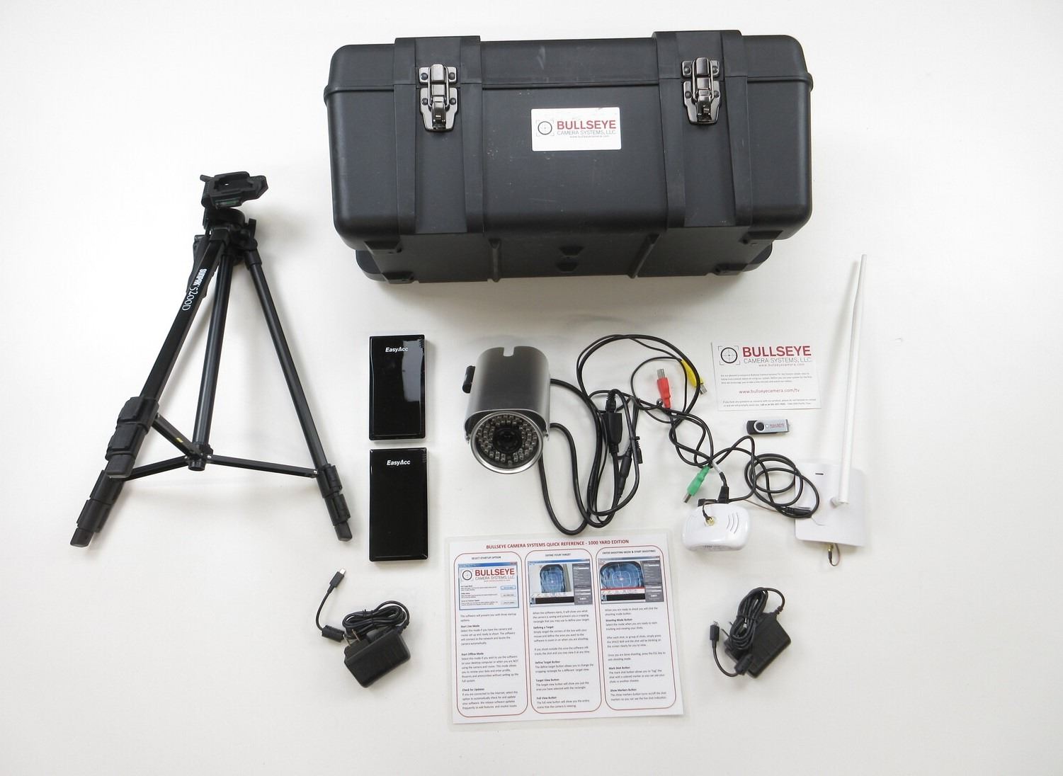 BULLSEYE CAMERA SYSTEMS LONG RANGE TRIPOD EDITION 1000 YARDS TARGET ...