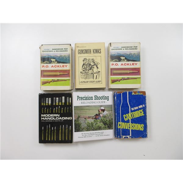 ASSORTED RELOADING AND GUN BOOK LOT