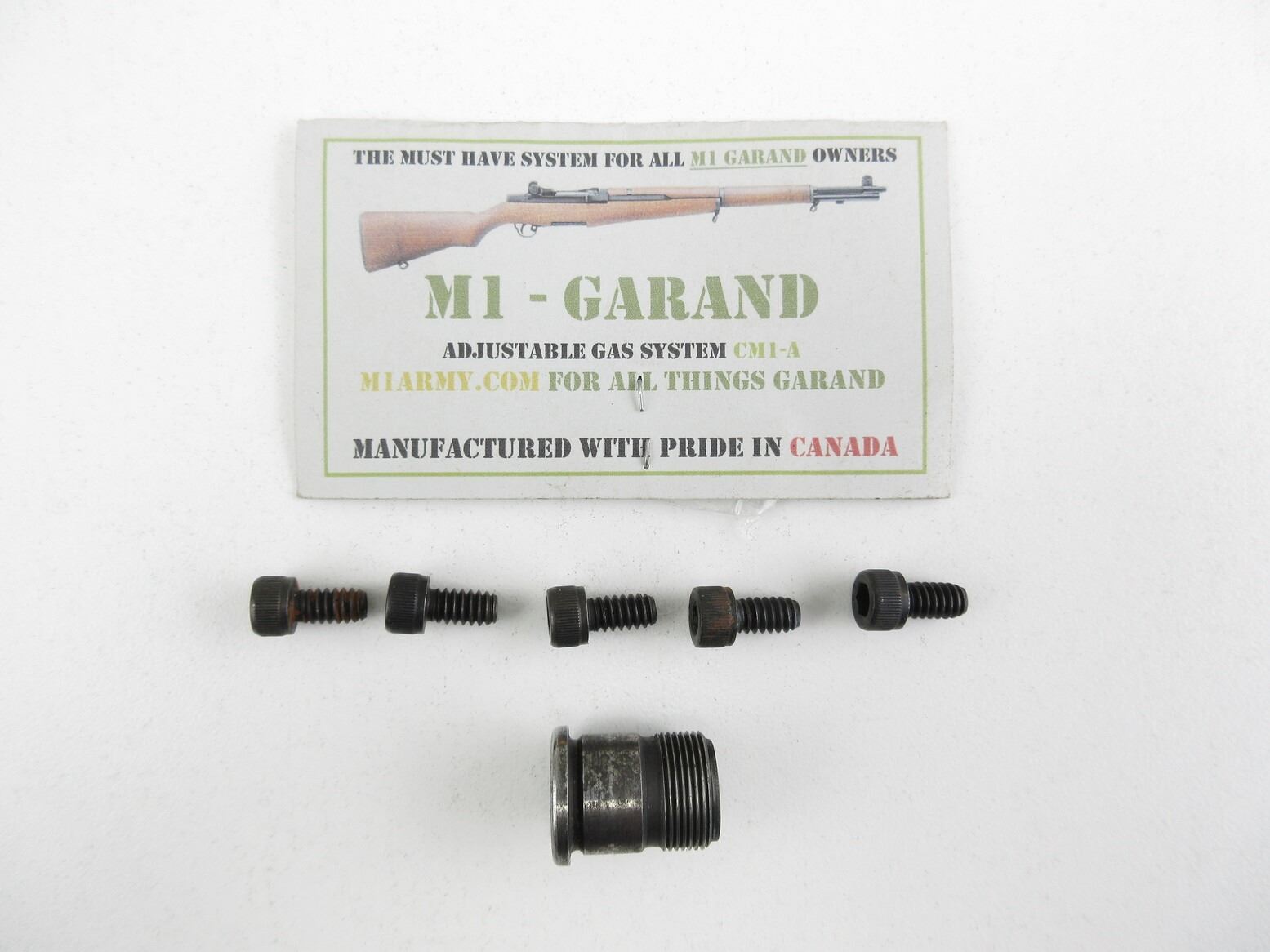 U.S. M1 GARAND GAS PLUG AND ETC. LOT