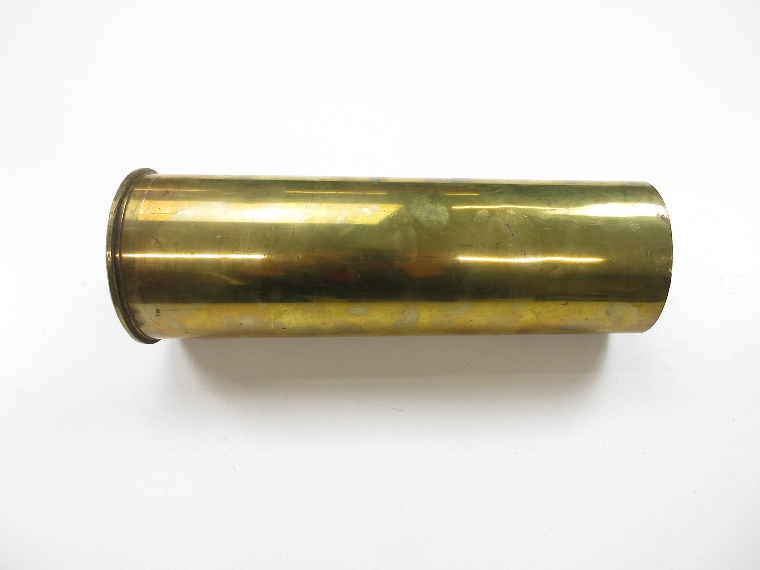 WWII BRITISH 25-PDR BRASS SHELL