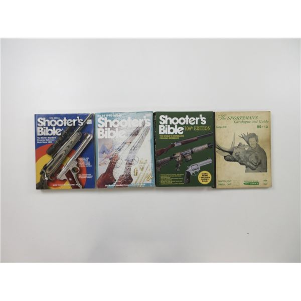 ASSORTED "SHOOTER'S BIBLE" CATALOG, ETC. LOT