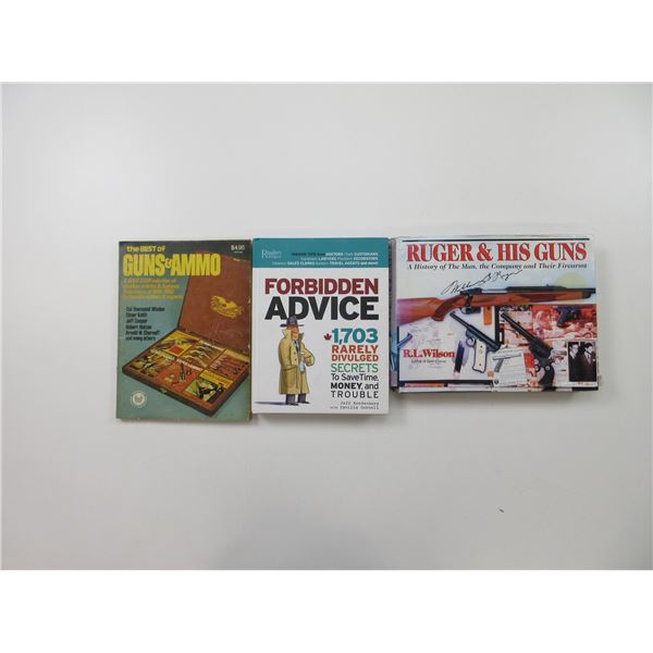 ASSORTED GUN, ETC. BOOK LOT