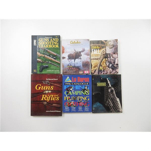 ASSORTED GUN BOOK AND CATALOG LOT