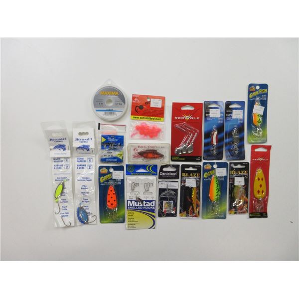 ASSORTED FISHING LURES AND ETC. LOT