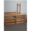 Image 1 : Wooden Wire Racks and Shelving