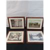 Image 1 : 4 Framed Nature Pictures