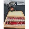 Image 1 : Sears Craftsman Router & Assorted Router Bits