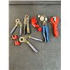 Image 1 : Assorted Tools Including Bionic Wrenches, Tube Cutters & Auto Lock Pliers