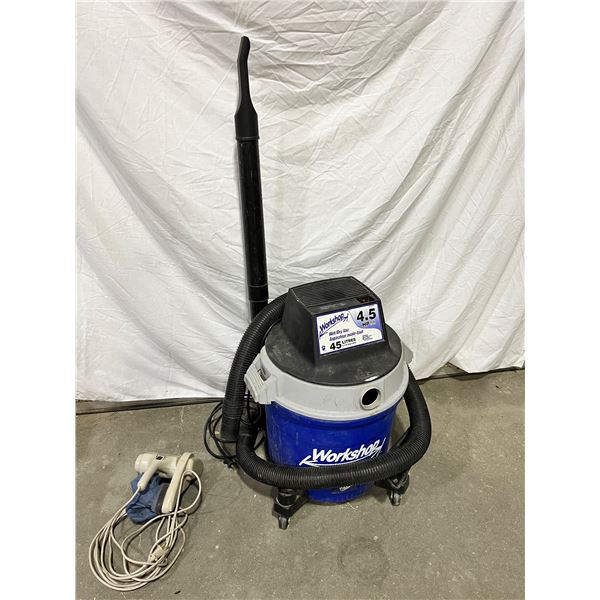 Workshop Wet/Dry Vac 45 L.  & Little Lux II Hand Held Vacuum