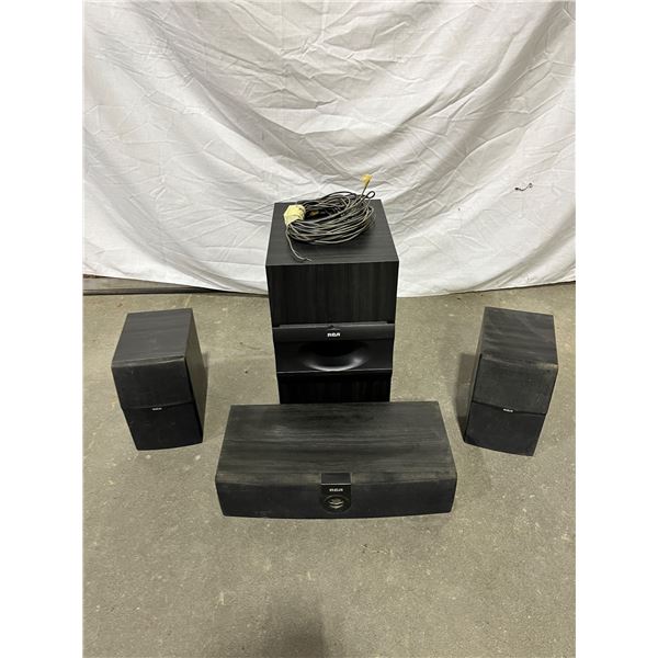 RCA Surround Speakers & Sub Woofer