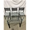 Image 4 : Glass Top Dining Table & 4 Chairs