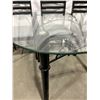 Image 5 : Glass Top Dining Table & 4 Chairs