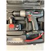 Image 4 : Craftsman Cordless Drill/Driver & Craftsman Flashlight, 1 Charger & 2 Batteries in Case