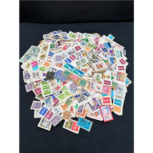 Assorted  Stamps (Includes Stamps from Great Britian & USA)