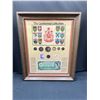 Image 1 : Framed Centennial Coin Collection Includes Coins, Stamps & Bills