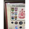 Image 3 : Framed Centennial Coin Collection Includes Coins, Stamps & Bills