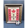 Image 1 : "The Penny Collection" Framed Coin Set & Resin Penny Paperweight