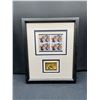 Image 1 : Framed Ducks Unlimited 2004 $5 Stamps with Matching Stamp Sculpture