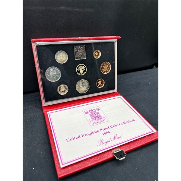 Royal Mint United Kingdom Proof Coin Collection 1984