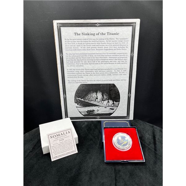  The Sinking of The Titanic   Collectable Coin