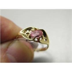 Ring W/ 4 Gem Stones W/ 2 Hearts (31)