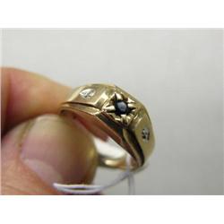 Sapphire and 2 Diamonds Ring (31)