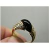 Image 3 : Beautiful Ring W/ Black Stone and Diamonds on Each Side (31)