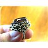 Image 3 : Marcasite Ring from Germany c. 1947 with Purple Stones (1)